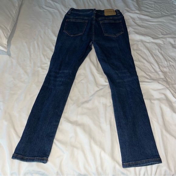 Women's Blue Distressed Jeans - Picture 6 of 7